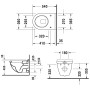 Duravit Starck 3 Wand-WC Set - Produktansicht