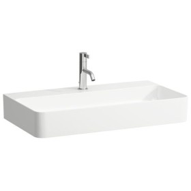 Lavabo encastré LAUFEN Val 75 x 42 cm avec 1 trou de robinet, sans trop-plein