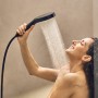 Ensemble de douche hansgrohe Rainfinity 130 avec 3 modes de jet, barre de douche 90 cm, EcoSmart - vue technique