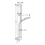 Ensemble de douche hansgrohe Rainfinity 130 avec 3 modes de jet, barre de douche 90 cm, EcoSmart - photo produit