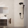 Ensemble de douche hansgrohe Rainfinity 130 avec 3 modes de jet, barre de douche 90 cm, EcoSmart