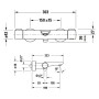 Duravit Wave Wannenthermostat Aufputz - Detailansicht