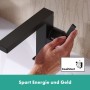 Robinet de lavabo monocommande hansgrohe Tecturis E 110 Fine CoolStart économiseur d'eau+ avec vidage - vue technique