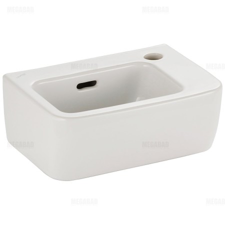 Lavabo LAUFEN PRO A 36 cm avec trop-plein et trou de robinet à droite