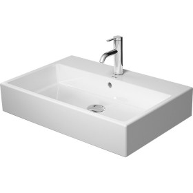 Lavabo Duravit Vero Air brossé avec 1 trou de robinet 70 x 47 cm, avec trop-plein