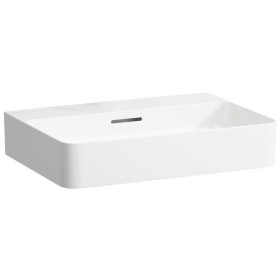 Vasque à poser LAUFEN Val 60 x 42 cm sans trou de robinet, avec trop-plein