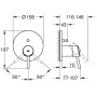 Mitigeur de baignoire monocommande GROHE Concetto pour Rapido Smartbox