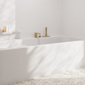 Rubinetto da vasca a tre fori a leva singola hansgrohe Tecturis E con scatola porta flessibile (sBox)