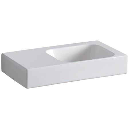Lavabo Geberit iCon 53 cm avec tablette à gauche