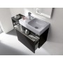 Lavabo Geberit iCon 53 cm avec tablette à gauche - vue détaillée