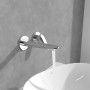 Robinet de lavabo mural à levier unique Villeroy & Boch Antao à deux trous