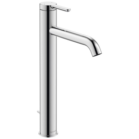 Miscelatore monocomando per lavabo Duravit C.1 XL con scarico a tirante