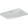 Vasque à poser Geberit iCon 75 cm avec trou de robinet central et trop-plein