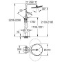 GROHE Essence Neu Einhand-Brausebatterie freistehend - Detailansicht