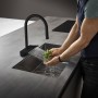 hansgrohe Aquno Select M81 Miscelatore monocomando per cucina 170, doccetta estraibile, 3 getti, sBox