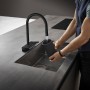 hansgrohe Aquno Select M81 Miscelatore monocomando per cucina 170, doccetta estraibile, 3 getti, sBox - vista dettagliata