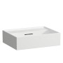 Lavabo LAUFEN Kartell 45 x 34 cm, sans trou de robinet, avec trop-plein