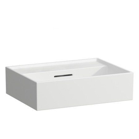 Lavabo LAUFEN Kartell 45 x 34 cm, sans trou de robinet, avec trop-plein