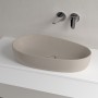 Lavabo d'appoggio Villeroy & Boch Antao 65 x 40 cm, senza troppo pieno, non levigato - vista tecnica
