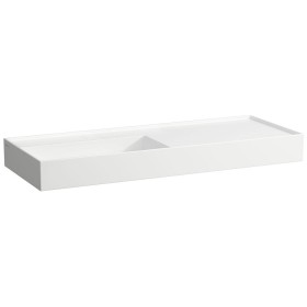 Vasque LAUFEN Kartell 120 x 46 cm, avec tablette à droite, sans trou de robinet