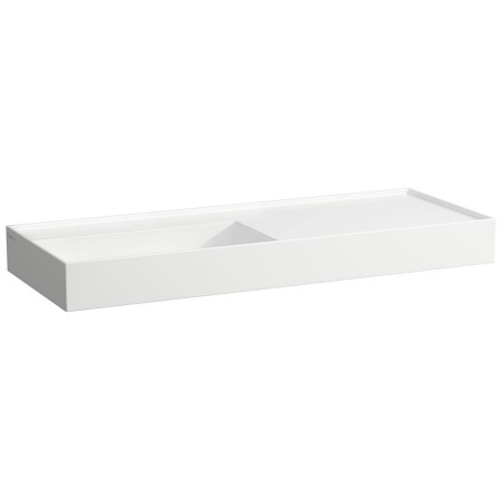 Vasque LAUFEN Kartell 120 x 46 cm, avec tablette à droite, sans trou de robinet