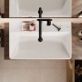 Lavabo d'appoggio hansgrohe Xanuia Q lucidato 800/480 senza foro rubinetto con troppopieno - vista tecnica