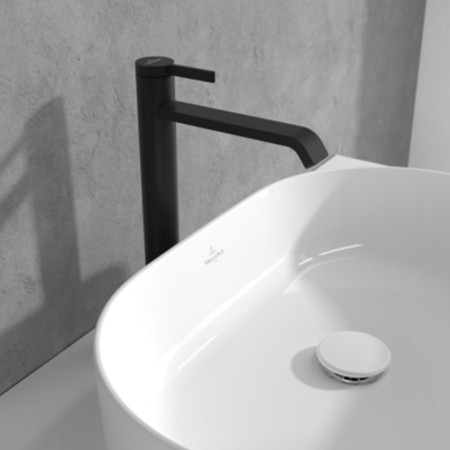 Rubinetto per lavabo alto monocomando Villeroy & Boch Dawn senza piletta di scarico