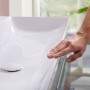 Lavabo hansgrohe Xelu Q 50 x 48 cm grezzo, con 1 foro per rubinetto - vista dettagliata