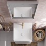 Lavabo hansgrohe Xelu Q 50 x 48 cm grezzo, con 1 foro per rubinetto - vista tecnica