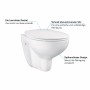 GROHE Bau Keramik Wand-Tiefspül-WC Set spülrandlos - Produktansicht