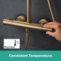 hansgrohe Pulsify S Puro Duschsystem 260 1 Strahlart wassersparend, mit Ecostat Fine