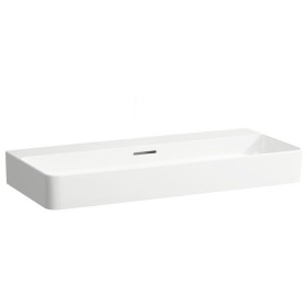 Lavabo encastrable LAUFEN Val 95 x 42 cm sans trou de robinet, avec trop-plein