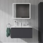 Duravit ME by Starck Möbelwaschtisch 83 cm mit 1 Hahnloch - Produktansicht