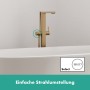 hansgrohe Tecturis E Einhebel-Wannenarmatur bodenstehend - technische Ansicht
