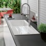Villeroy & Boch Architectura 60 Einbauspüle, Ablaufgarnitur mit Handbetätigung, reversibel - technische Ansicht