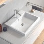 Lavabo encastrable Duravit Vero Air avec 1 trou de robinet 55 x 45,5 cm