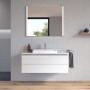 Lavabo encastrable Duravit Vero Air avec 1 trou de robinet 55 x 45,5 cm - vue technique