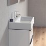 Lavabo meuble Duravit Vero Air, avec 1 trou de robinet 70 x 47 cm, avec trop-plein - vue technique