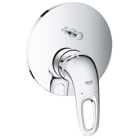 Robinet de baignoire monocommande GROHE Eurostyle pour Rapido SmartBox, levier ouvert