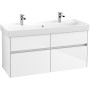 Villeroy & Boch Collaro Mobile lavabo 120 cm con troppopieno, 2 fori per rubinetto - immagine prodotto