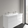 Villeroy & Boch Collaro Mobile lavabo 120 cm con troppopieno, 2 fori per rubinetto - vista tecnica