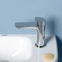 Robinet sur pied Duravit No. 1, sans garniture de vidage à tige de traction