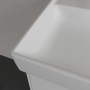 Villeroy & Boch Collaro Schrankwaschtisch 120 cm mit Überlauf, 2 Hahnlöcher - technische Ansicht