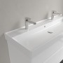 Villeroy & Boch Collaro Schrankwaschtisch 120 cm mit Überlauf, 2 Hahnlöcher - Produktansicht