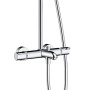 hansgrohe Croma Select 280 Air 1jet Showerpipe Wanne - technische Ansicht