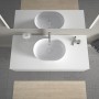Vasque à poser Duravit Luv sans plage de robinetterie 50 x 35 cm - photo produit