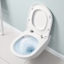 Set WC Villeroy & Boch Subway 3.0 con elemento a parete e pulsante di scarico - vista dettagliata