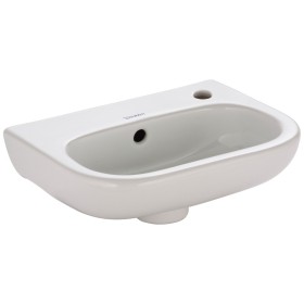 Lavabo Duravit D-Code 36 cm 1 trou de robinet à droite percé