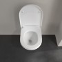 Set WC Villeroy & Boch Subway 3.0 con elemento a parete e pulsante di scarico - vista tecnica
