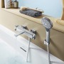 Support mural de douche Villeroy & Boch Universal Showers en forme carrée - vue détaillée